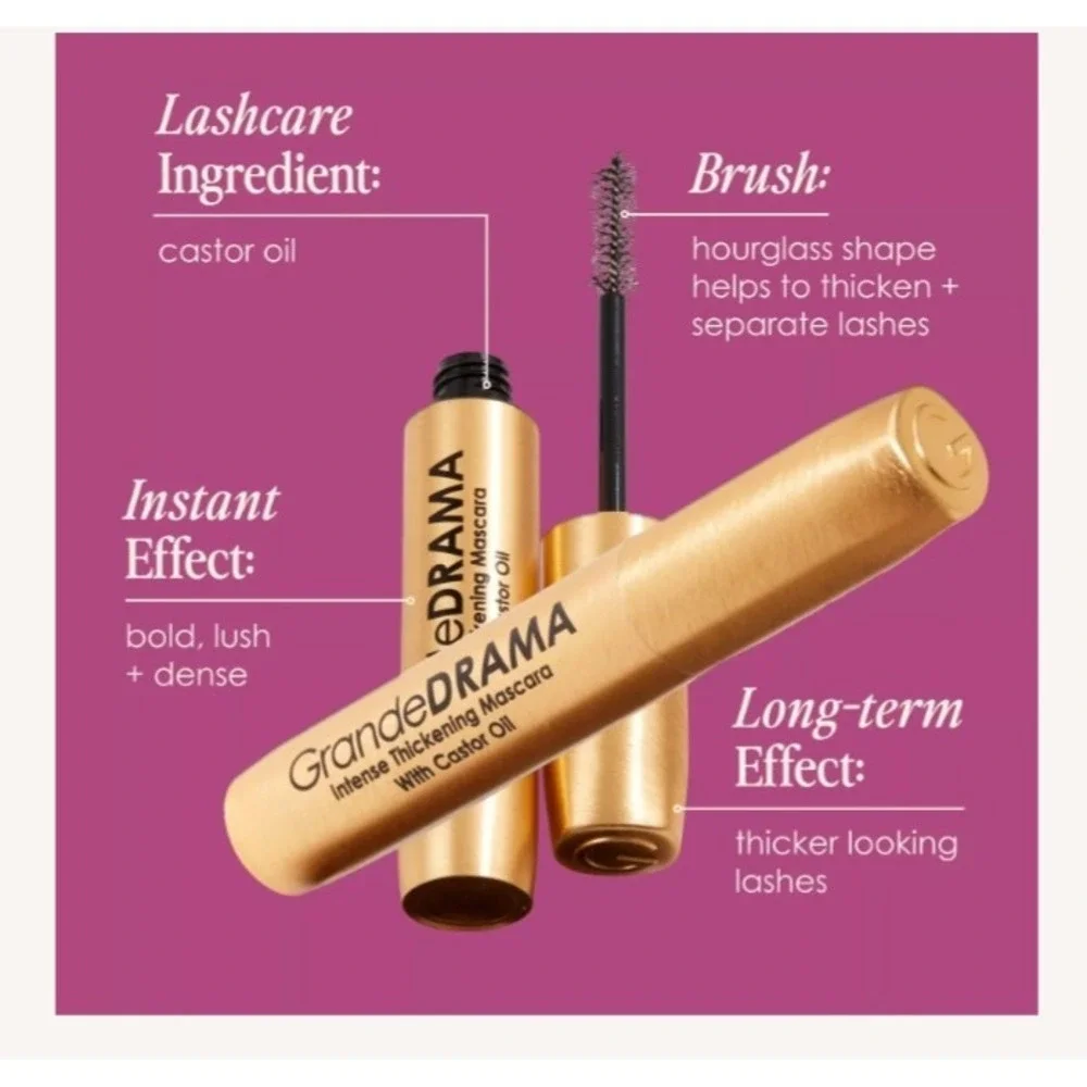 Grande Cosmetics GrandeDRAMA Intense Thickening‎ Mascara New